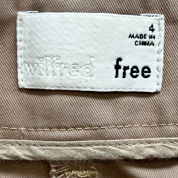 WILFRED FREE ARITZIA Day-Off Pleated High-Waist Trousers Size 4 Effortless - Picture 3 of 9